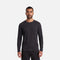 تي شيرت الاسترخاء كم طويل أسود